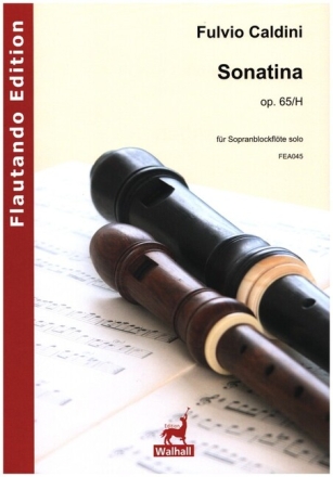 Sonatina op.65/H f�r Sopranblockfl�te