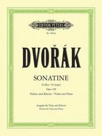 Sonatine G-Dur op.100 f�r Viola und Klavier