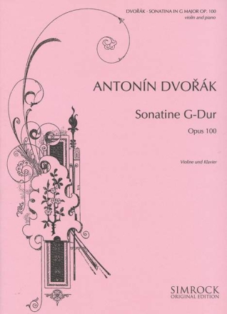 Sonatine G-Dur op.100 f�r Violine und Klavier