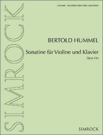 Sonatine op.35a f�r Violine und Klavier
