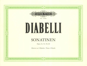 Sonatinen op.24, op.54, op.58 und op.60 f�r Klavier zu 4 H�nden