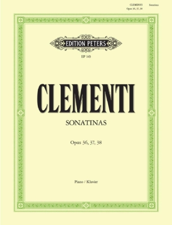 Sonatinen op.36, op.37 und op.38 f�r Klavier
