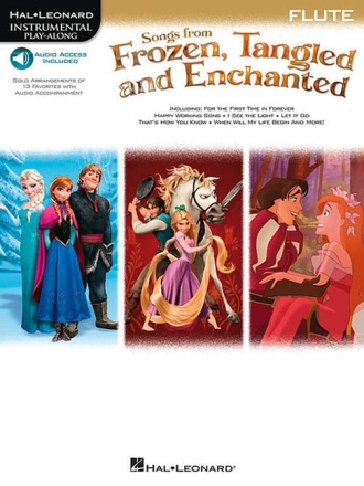 Songs from Frozen, Tangled and Enchanted (+download): for flute