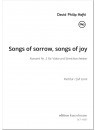 Songs of Sorrow, Songs of Joy (Konzert Nr.2) f�r Viola und Streichorchester Partitur