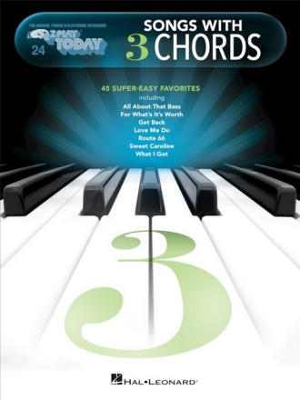 Songs with 3 Chords for keyboard (organ/piano)