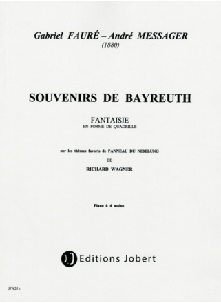 Souvenirs de Bayreuth Fantaisie en forme de quadrille pour piano � 4 mains