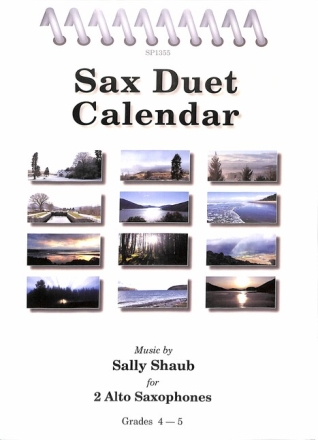 SP1355 Sax Duet Calendar for 2 alto saxophones