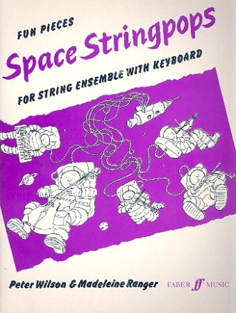 Space Stringpops for string ensemble and keyboard score and parts