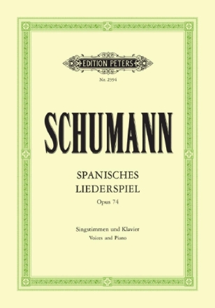 Spanisches Liederspiel op.74 f�r eine und mehrere Singstimmen und Klavier