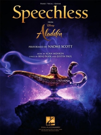 Speechless (from Aladdin) for piano/vocal/guitar