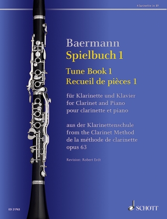 Spielbuch Band 1 aus der Klarinettenschule op.63 f�r Klarinette und Klavier