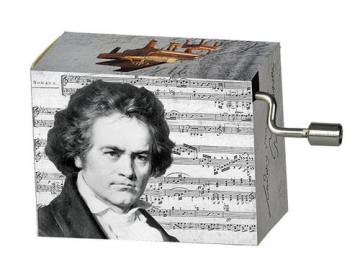 Spieluhr Beethoven 'Ode an die Freude'  mit Holz-Resonanzboden