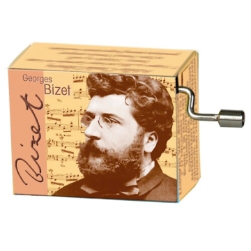 Spieluhr Habanera aus Carmen Motiv Georges Bizet mit Holz-Resonanzboden