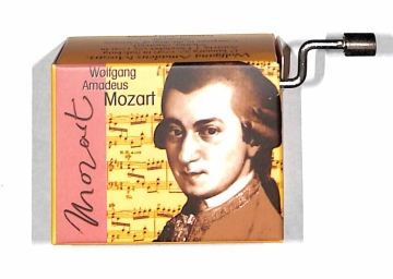 Spieluhr Kleine Nachtmusik Motiv Mozart mit Holz-Resonanzboden
