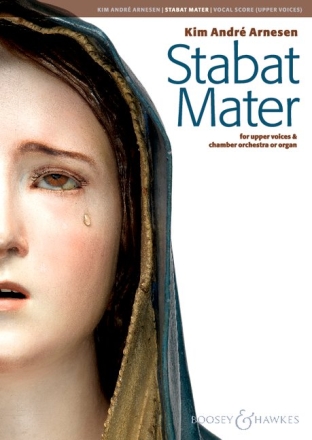 Stabat mater for upper voices (SSAA), chamber orchestra or organ organ score