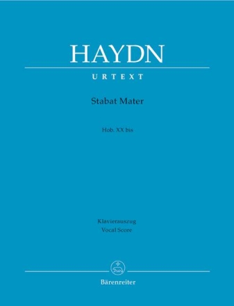 Stabat mater f�r gem Chor und Orchester Klavierauszug