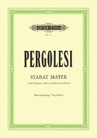 Stabat Mater f�r Sopran, Alt und Streicher Klavierauszug