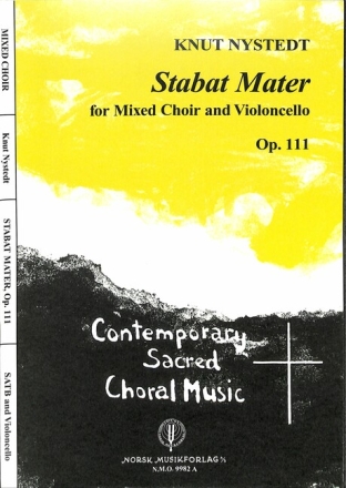 Stabat mater op.111 for mixed chorus and violoncello score