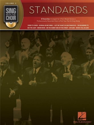 Standards (+CD) for mixed chorus a cappella
