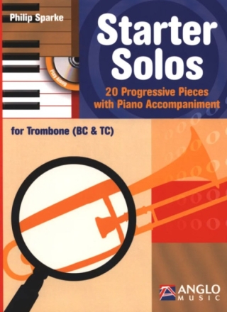 Starter Solos (+CD) for trombone and piano (treble clef and bass clef)