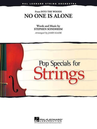 Stephen Sondheim, No One Is Alone (from Into the Woods) Streichensemble PARTITUR + STIMMEN