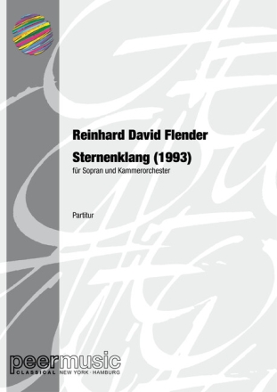 Sternenklang (1993) f�r Mezzo-Sopran und Kammerorchester Partitur