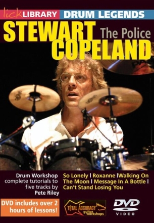 Stewart Copeland DVD-Video Lick Library Drum Legends