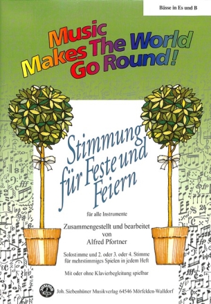 Stimmung f�r Feste und Feiern: f�r flexibles Ensemble Bass in B
