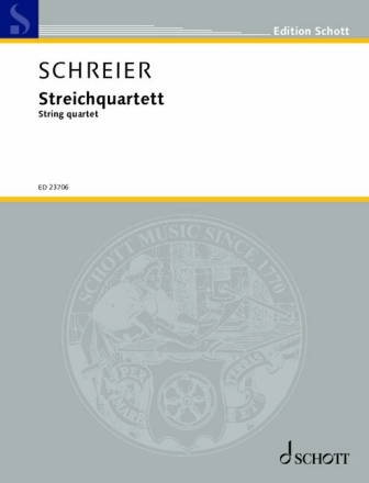 Streichquartett (2022) f�r Streichquartett Partitur und Stimmen