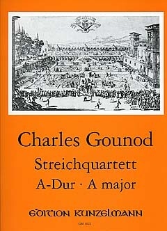 Streichquartett A-Dur  Partitur und Stimmen