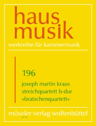 Streichquartett B-Dur Stimmen 