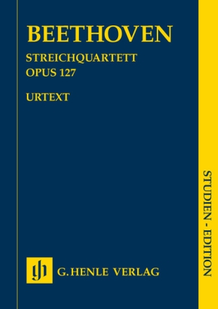 Streichquartett Es-Dur op.127  Studienpartitur