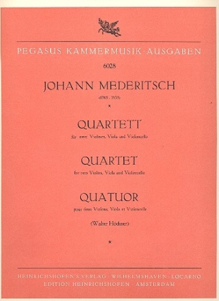 Streichquartett F-Dur Stimmen 