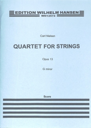 Streichquartett g-Moll op.13  Stimmen