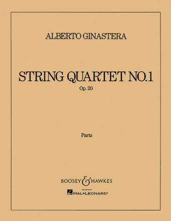 Streichquartett Nr. 1 op. 20 f�r Streichquartett Stimmensatz