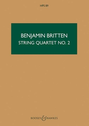 Streichquartett Nr. 2 C-Dur op. 36 HPS 89 f�r Streichquartett Studienpartitur