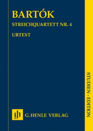 Streichquartett Nr. 4 f�r 2 Violinen, Viola, Violoncello Studienpartitur