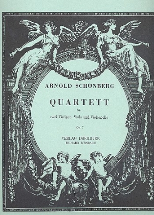 Streichquartett op.7 f�r 2 Violinen, Viola und Violoncello Stimmen