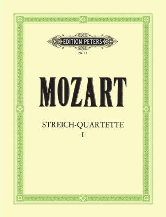 Streichquartette Band 1 f�r Streichquartett Stimmen