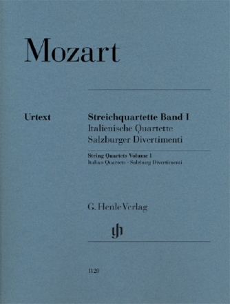 Streichquartette Band 1 (Salzburger Divertimenti, Italienische Quartet f�r 2 Violinen, Viola und Violoncello Stimmen
