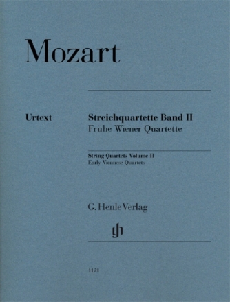 Streichquartette Band 2 f�r 2 Violinen, Viola und Violoncello Stimmen-Set
