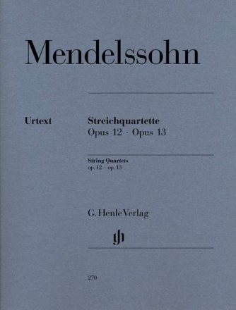 Streichquartette op.12 und op.13  Stimmen