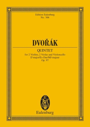 Streichquintett Es-Dur op.97 f�r Streichquintett Studienpartitur