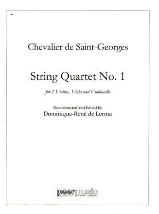 String Quartet C-Dur Nr.1 for 2 violins, viola and violoncello score