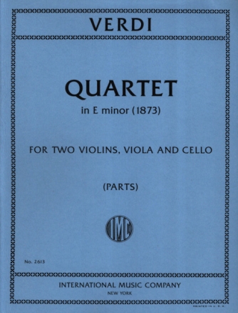 String Quartet e minor for 2 violins, viola and cello parts