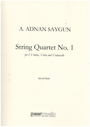 String Quartet no.1 op.27 for 2 violins, viola and violoncello parts