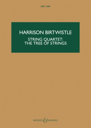 String Quartet: The Tree of Strings HPS 1494 f�r Streichquartett Studienpartitur