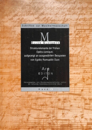 Strukturelemente der fr�hen Opera comique