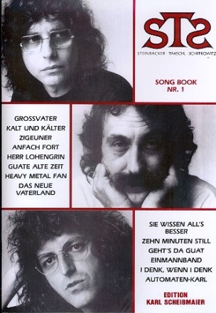 STS Songbook Band 1: f�r Klavier mit Text