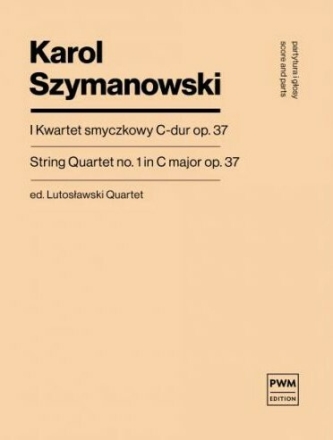 Stsring Quartet in c major op.37 for string quartet score and parts